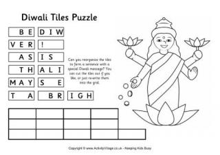 Diwali Tiles Puzzle