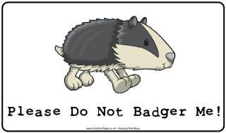 Badger Door Signs