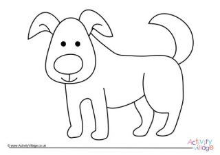 Dog Colouring Page 3