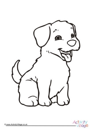 Dog Colouring Pages