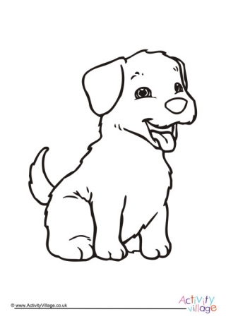 Download Dog Colouring Pages