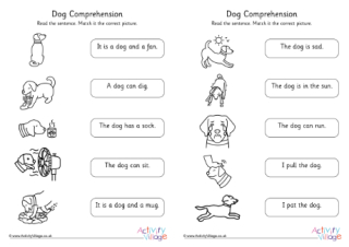 Dog Comprehension Early Readers Phase 2