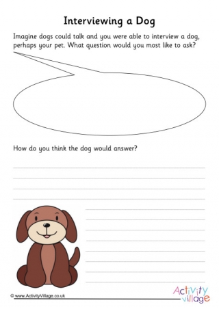 Dog Interview Writing Prompt