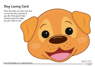 Dog Lacing Card 2