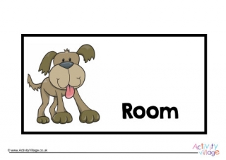 Dog Room Sign