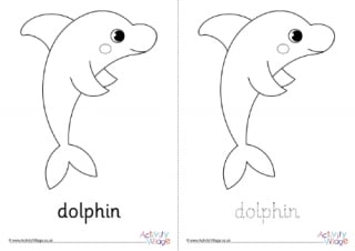 Dolphin Colouring Page 10