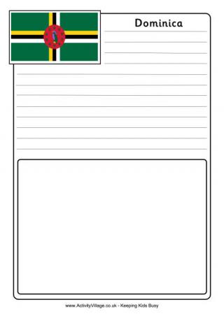 Dominica Notebooking Page