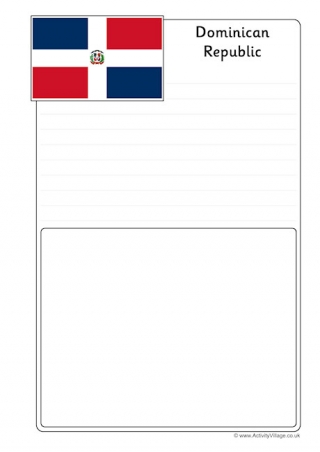 Dominican Republic Notebooking Page