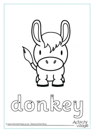 Donkey Finger Tracing