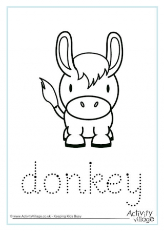 Donkey Word Tracing