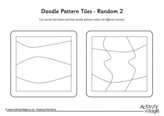 Doodle Pattern Tiles - Random 2
