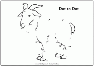 Goat Dot to Dot 