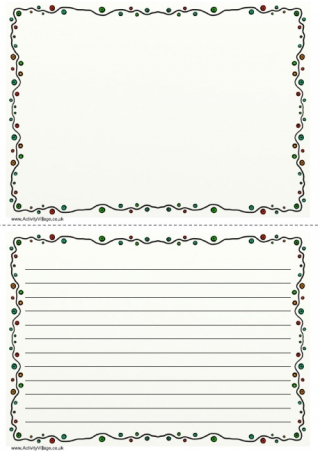 Dotty Doodle Writing Frame 2