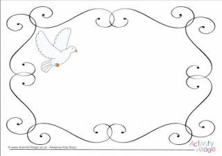 Dove of Peace Frame