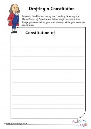 Drafting a Constitution Worksheet