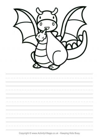 Dragon story paper