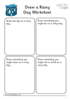 Draw the Weather Worksheets