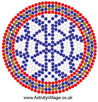 Dream Catcher Fuse Bead Pattern