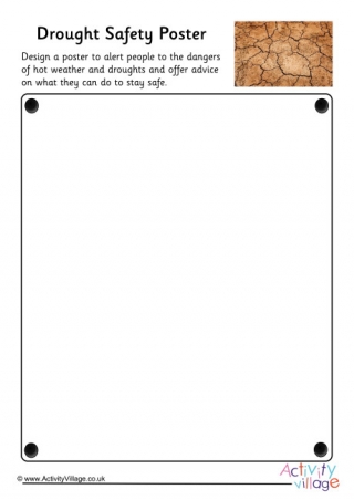 Drought Safety Poster