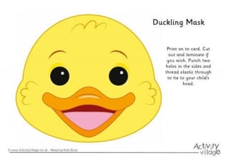 Duckling Mask