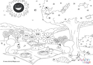 During the Eclipse Colouring Page