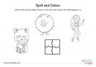 E E Split Digraph Spell And Colour