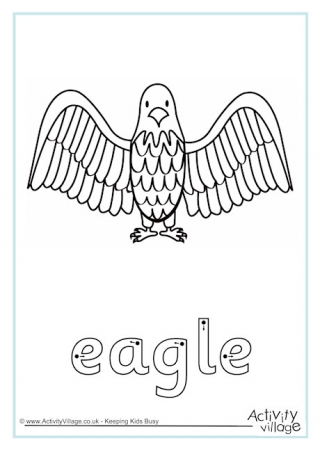 Eagle finger tracing