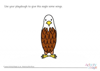 Eagle Playdough Mat
