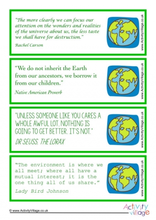 Earth Day Bookmarks