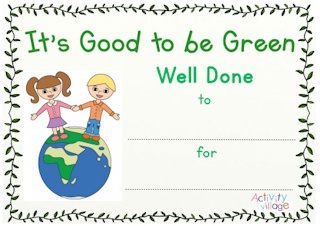 Earth Day Certificates