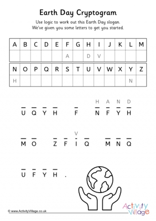 Earth Day Cryptogram 1