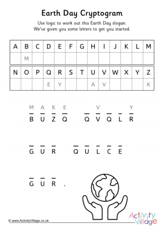 Earth Day Cryptogram 2