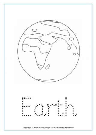 Earth Word Tracing