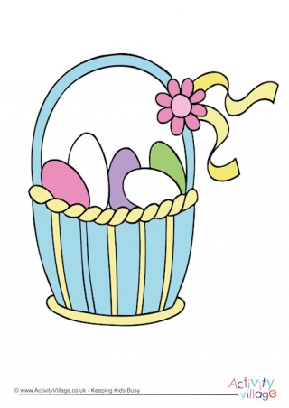 Easter Basket Poster