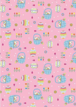 Easter Baskets Scrapbook Paper
