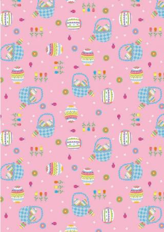 Easter Baskets Scrapbook Paper