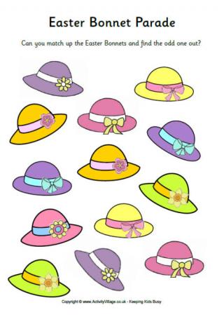 Easter Bonnets Match Up