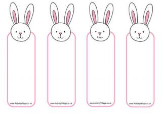 Bunny bookmarks