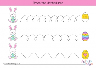Easter Bunny Handwriting Readiness 1