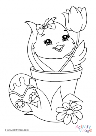 Featured image of post Easy Easter Pictures To Color
