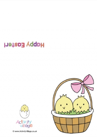 Easter Chicks Card