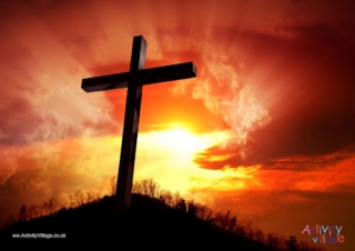 Easter Cross Poster