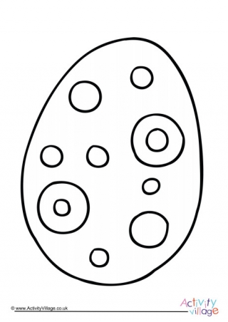 Easter Egg Colouring Page 3