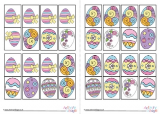 Easter Egg Dominoes