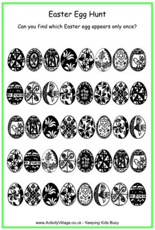 Easter Egg Hunt Puzzle