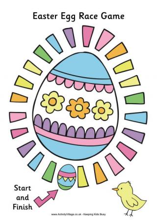 Easter Egg Race Game