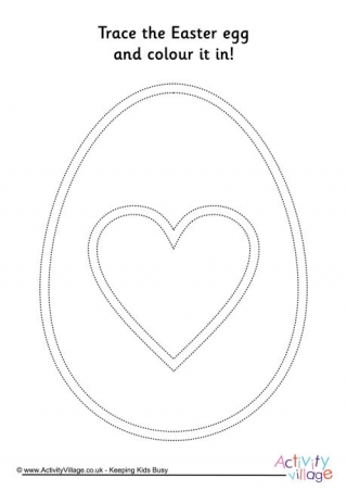 Easter Egg Tracing Page 2