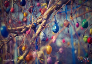 Easter Egg Tree Poster
