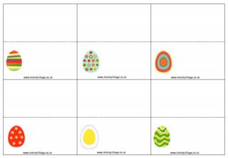 Easter Eggs Place Cards
