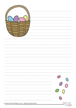 Easter Eggs Writing Page 4